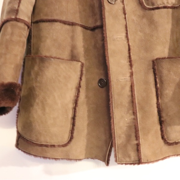 Paul Smith Made in England Genuine Sheepskin Leather & Teddy Coat. - Picture 2 of 4